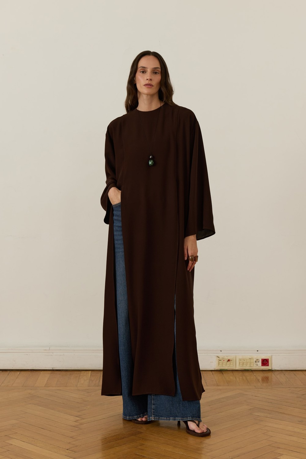 Kheesa Blouse Dark Brown
