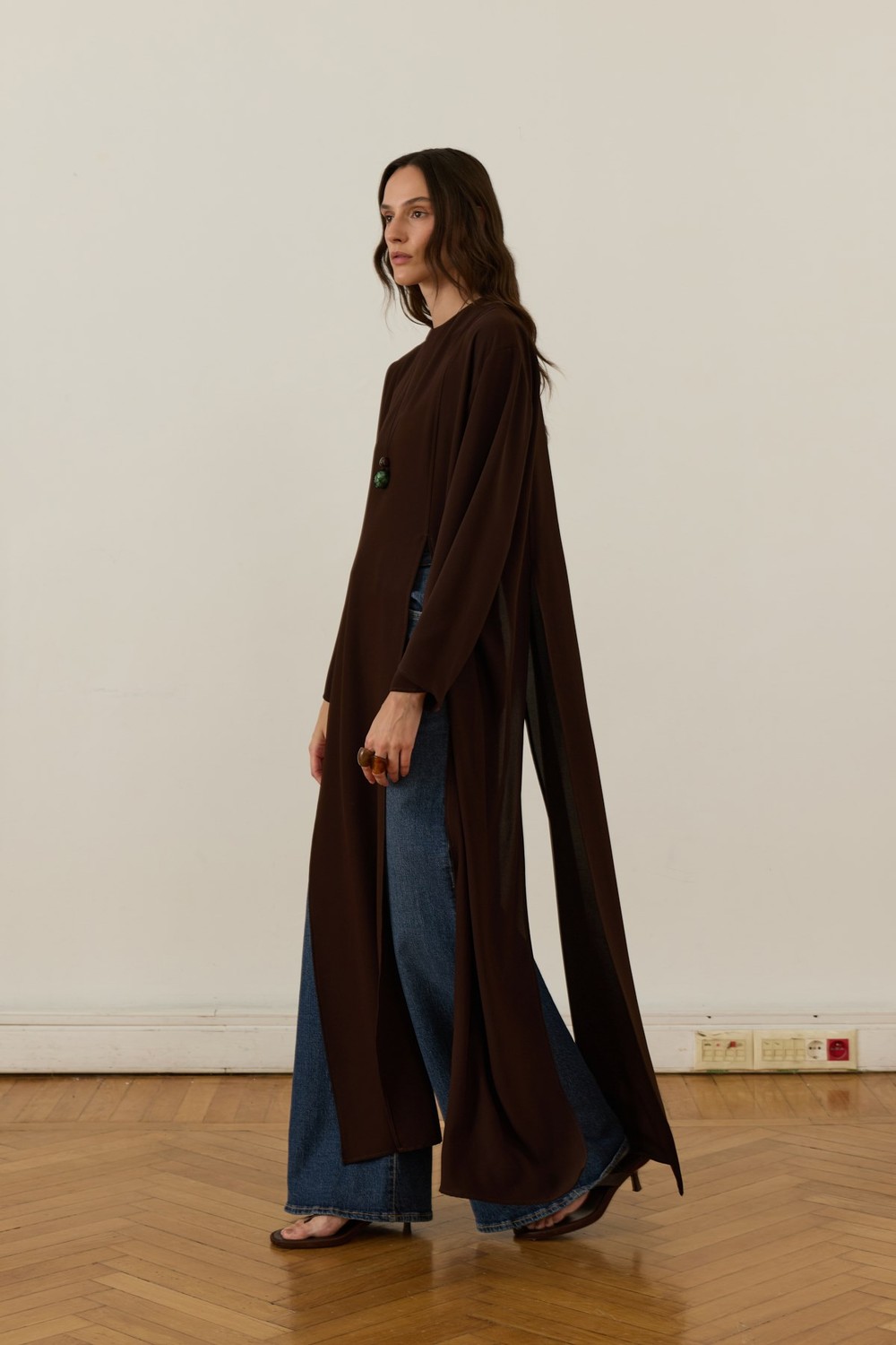 Kheesa Blouse Dark Brown