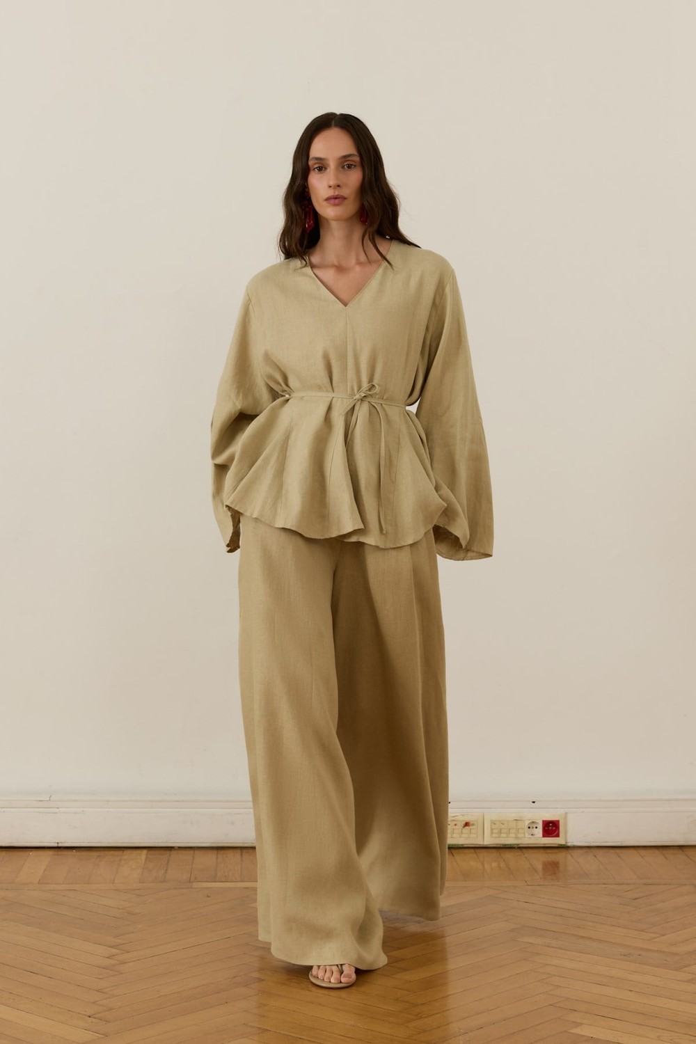 Sage Green Layal Blouse 