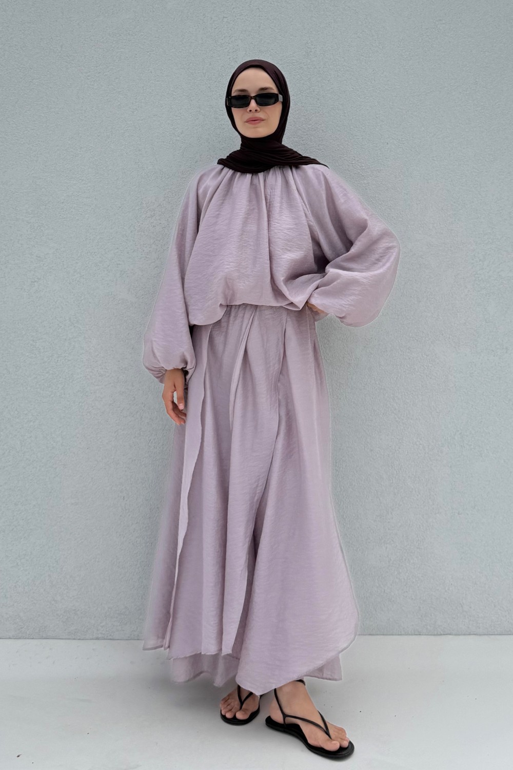 Cosey Asimetrik Etek Lila