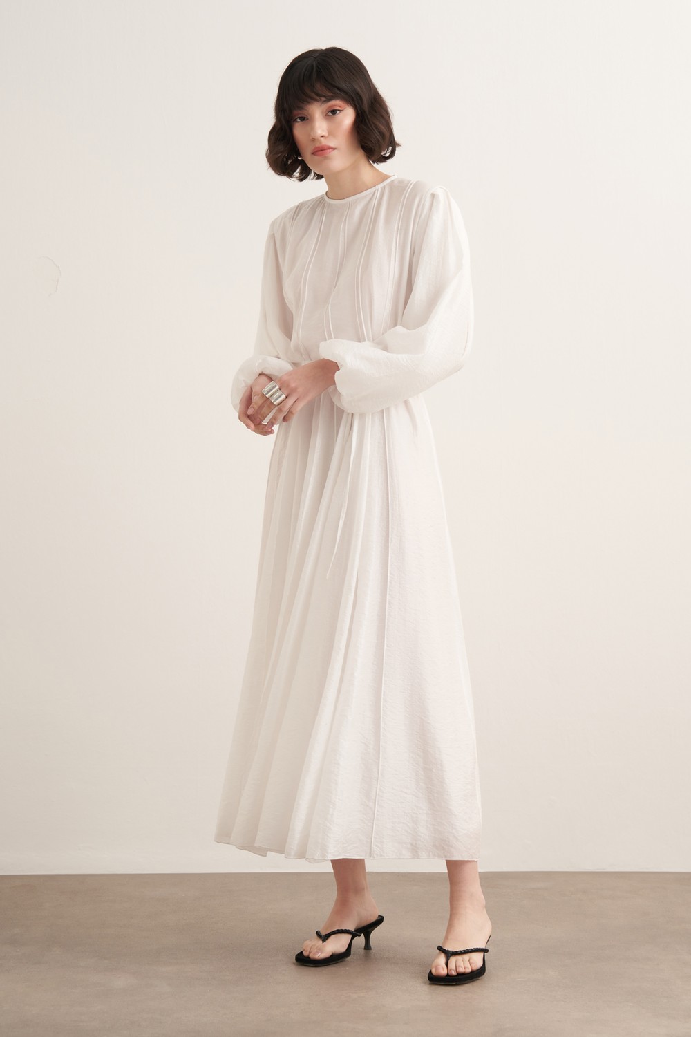 Monroe Dress White