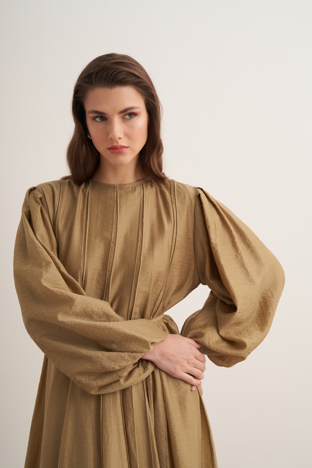 Monroe Dress Olive