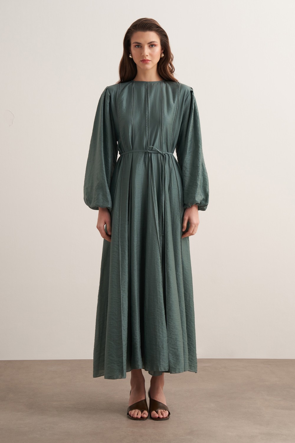 Monroe Dress Petrol