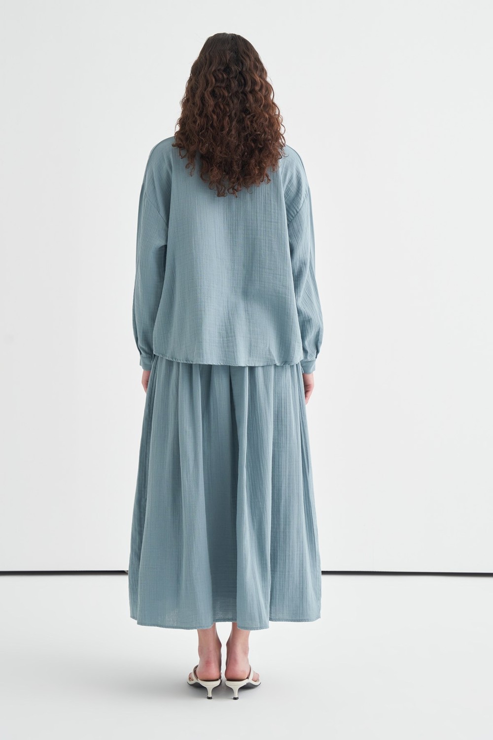 Turquoise Napoli Muslin Set 