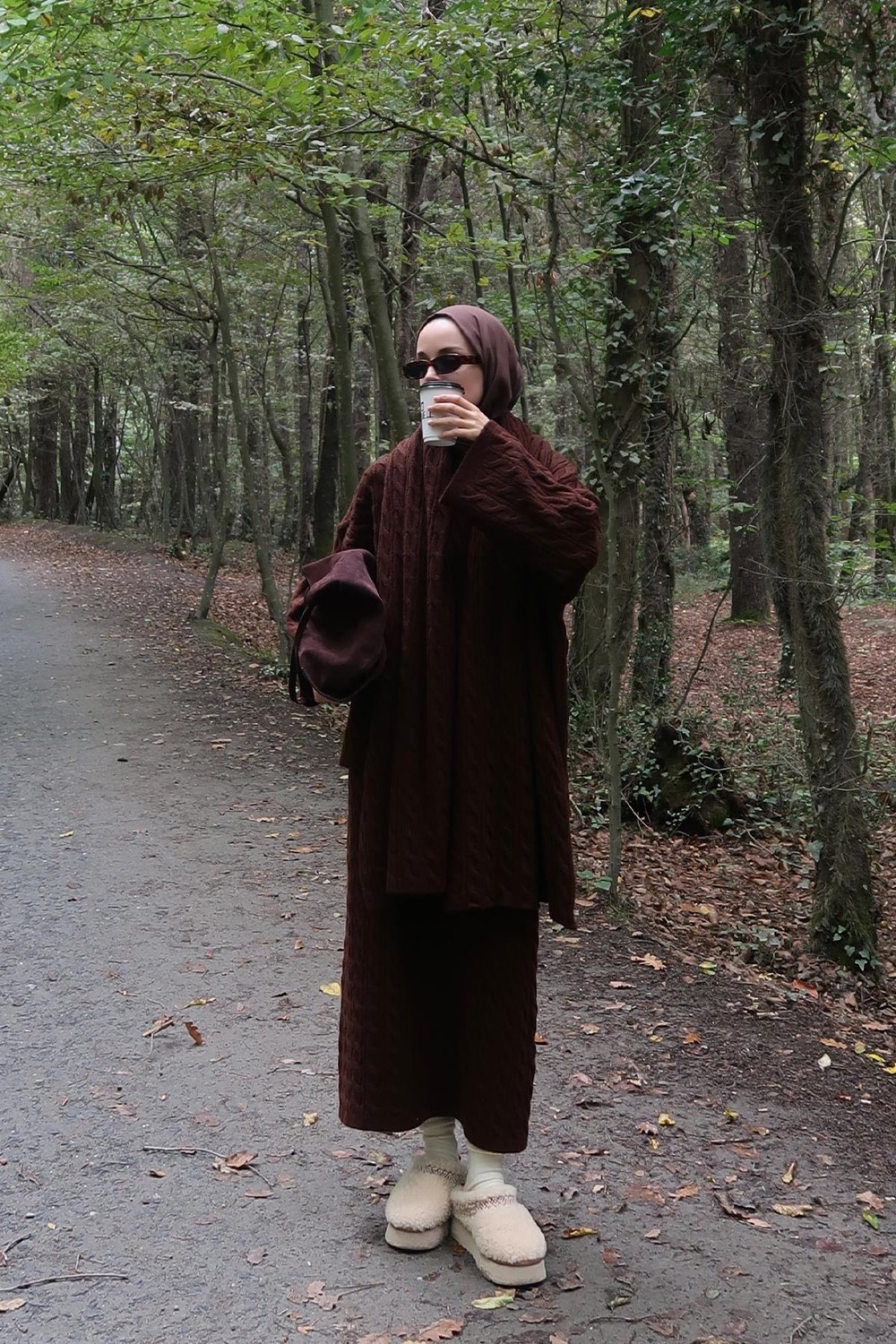 Polina Triko Takım Acı Kahve