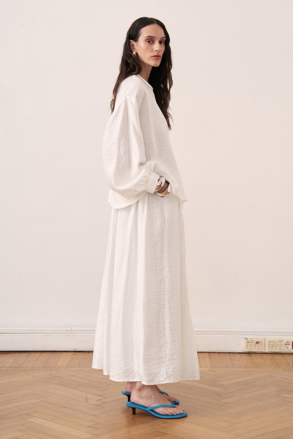 Sanaz Skirt Set Ecru