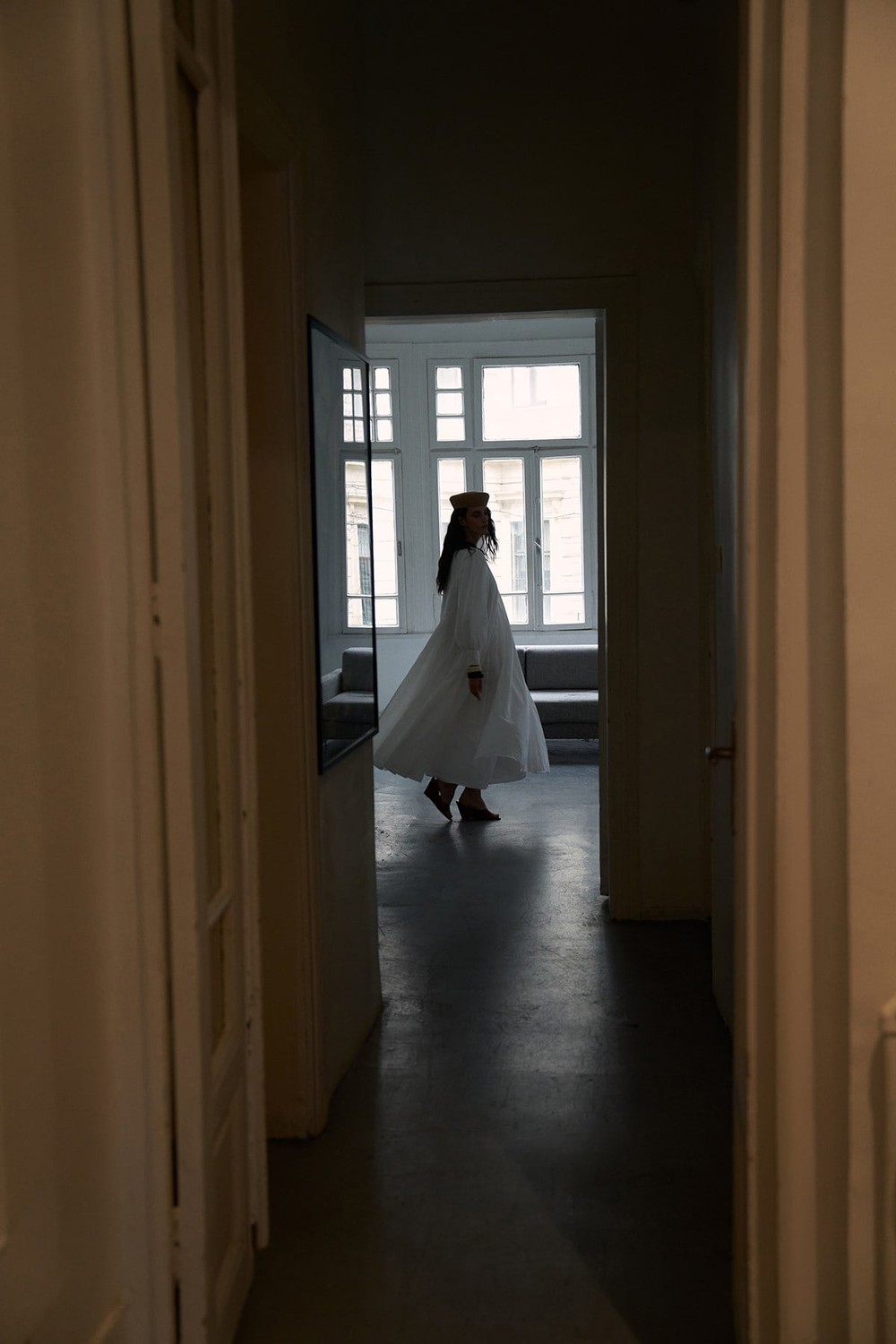 Shirin Voile Maxi Dress White