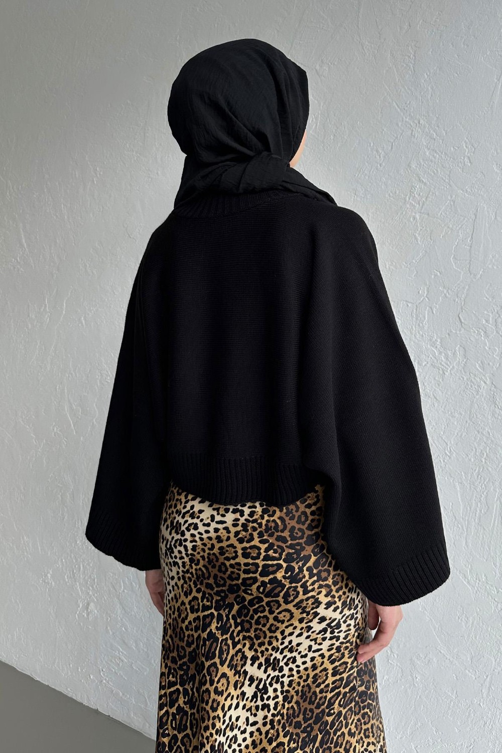 Black Knit Sweater 