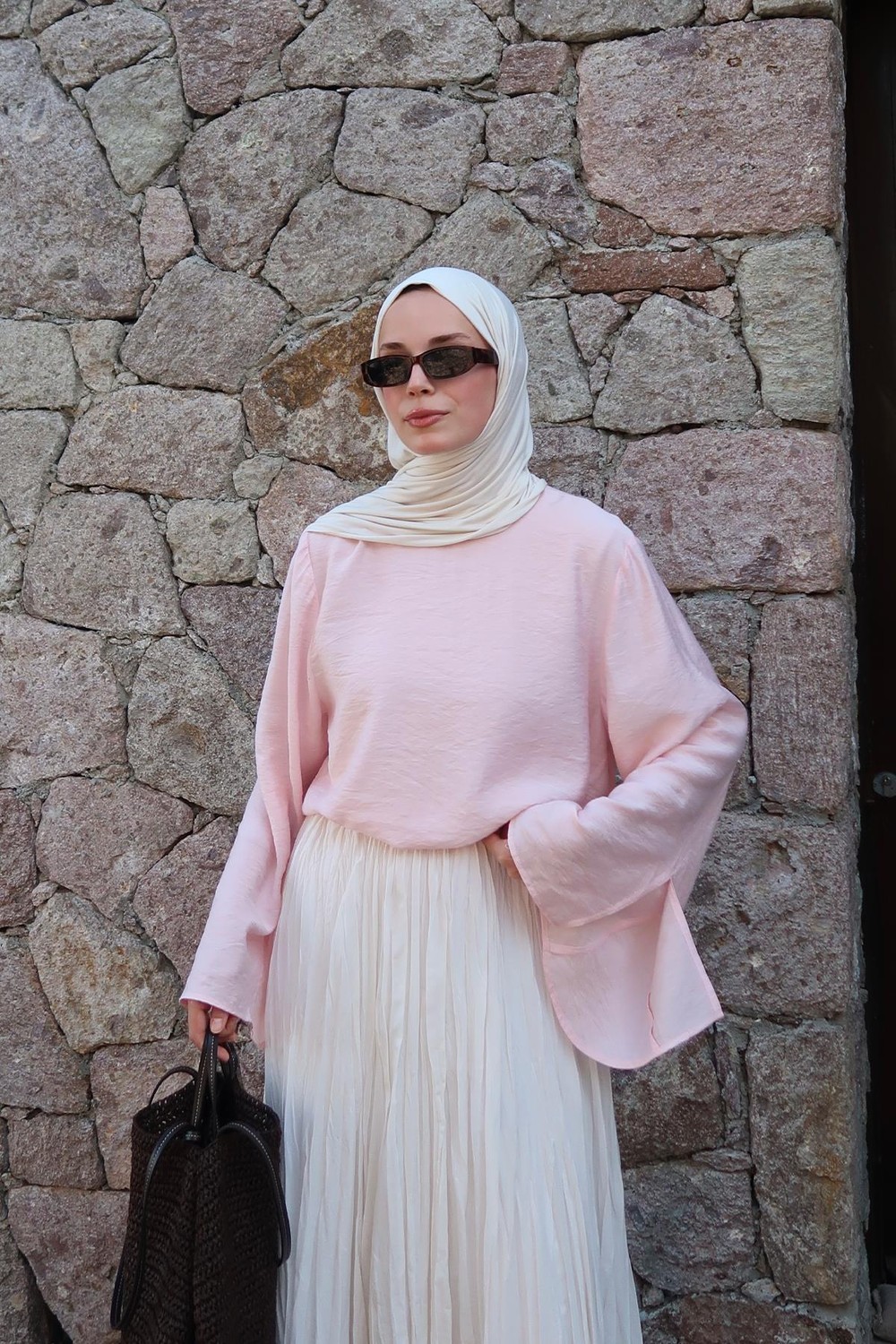 Soft Pink Lily Blouse 