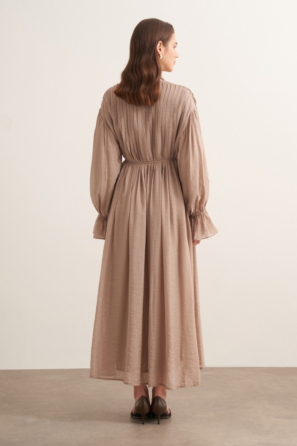 Talia Dress Mink Color