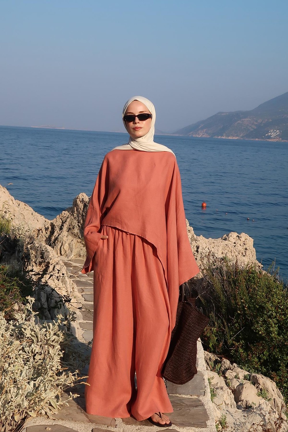 Terracotta Nasma Blouse