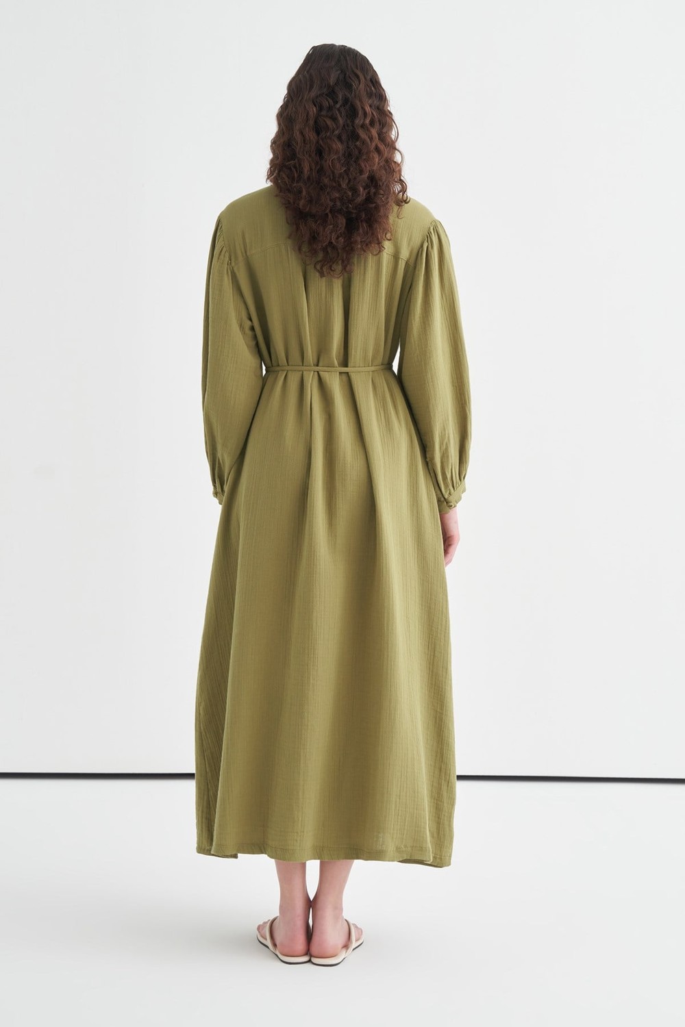 Olive Teti Muslin Dress