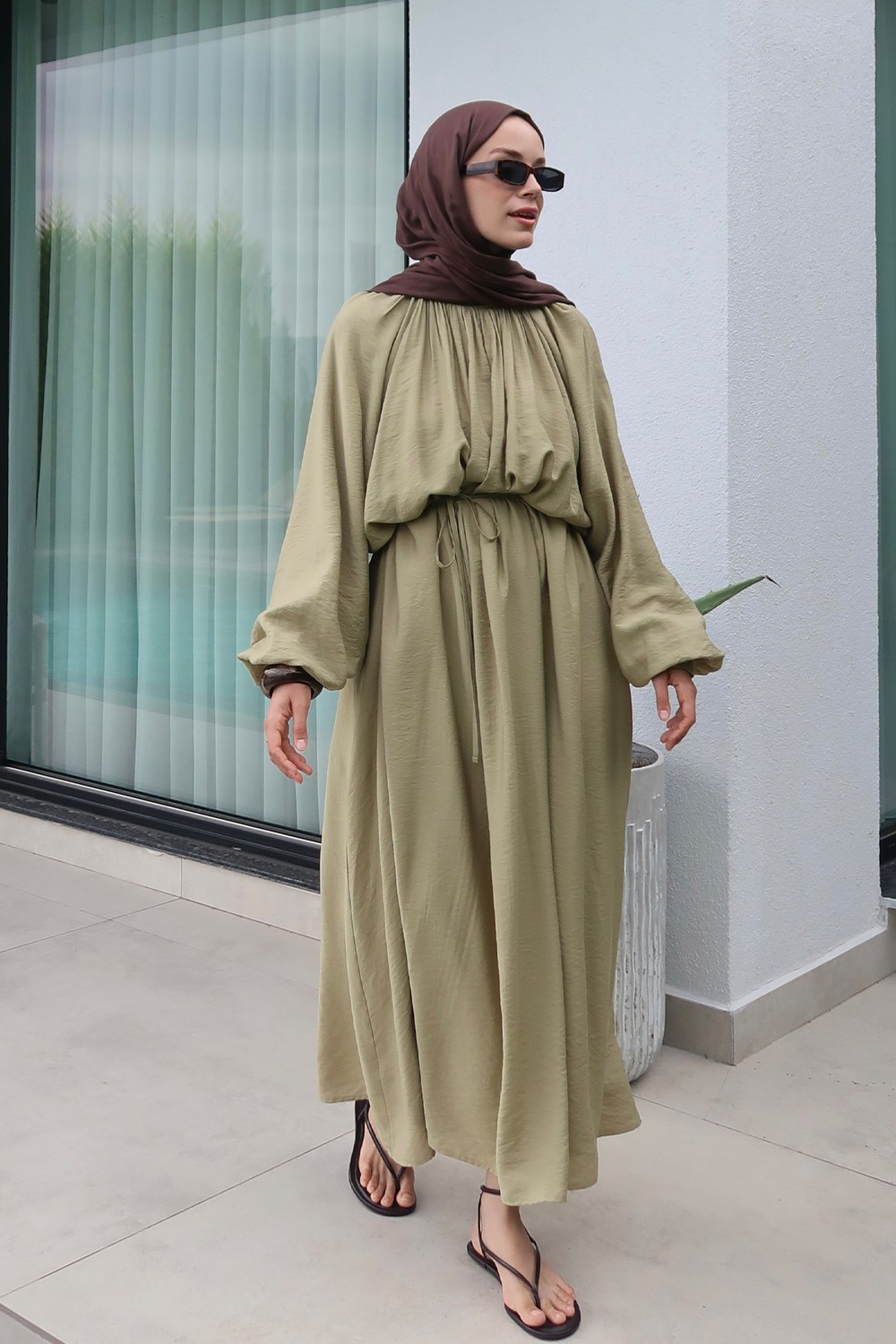 Soft Green Fiore Dress 