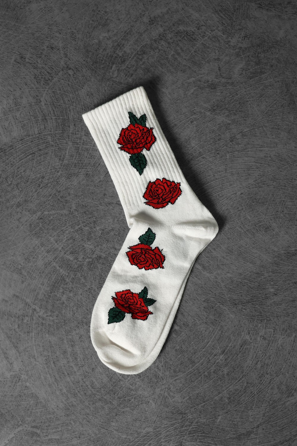 Beyaz ROSE Çorap