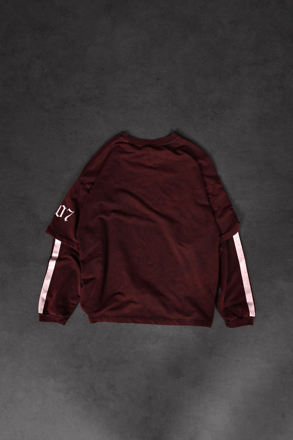 Erkek Bordo Lord Angels Oversize Sweatshirt