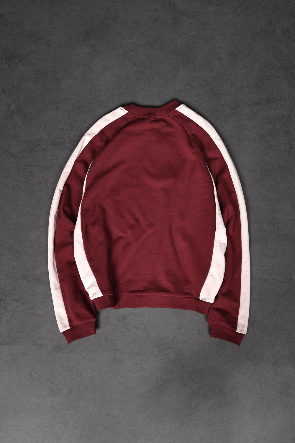 Erkek Bordo Reach Baskılı Oversize Sweatshirt