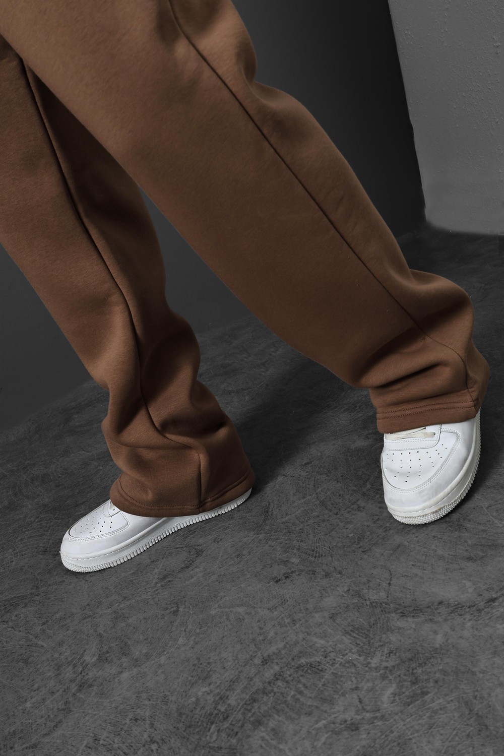Erkek Kahve Basic Baggy Kalıp Eşofman