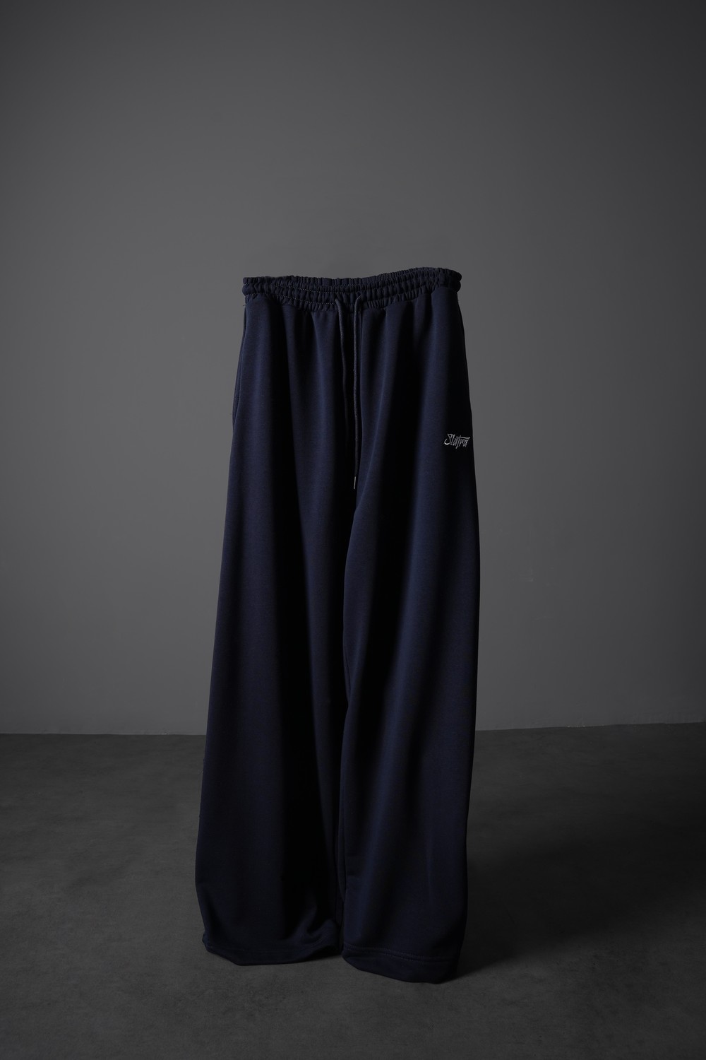 Erkek Lacivert Basic Baggy Eşofman
