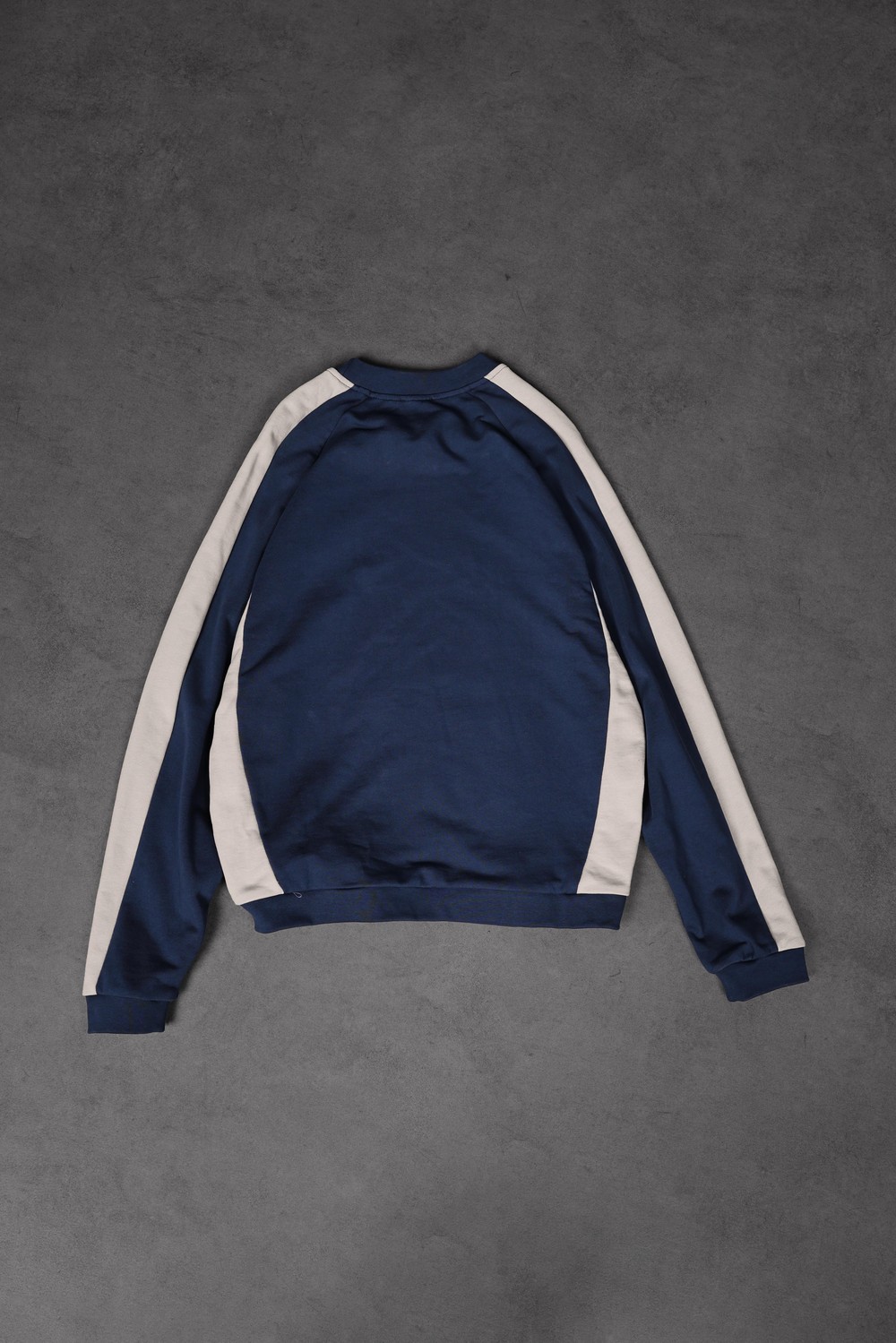 Erkek Lacivert Reach Baskılı Oversize Sweatshirt