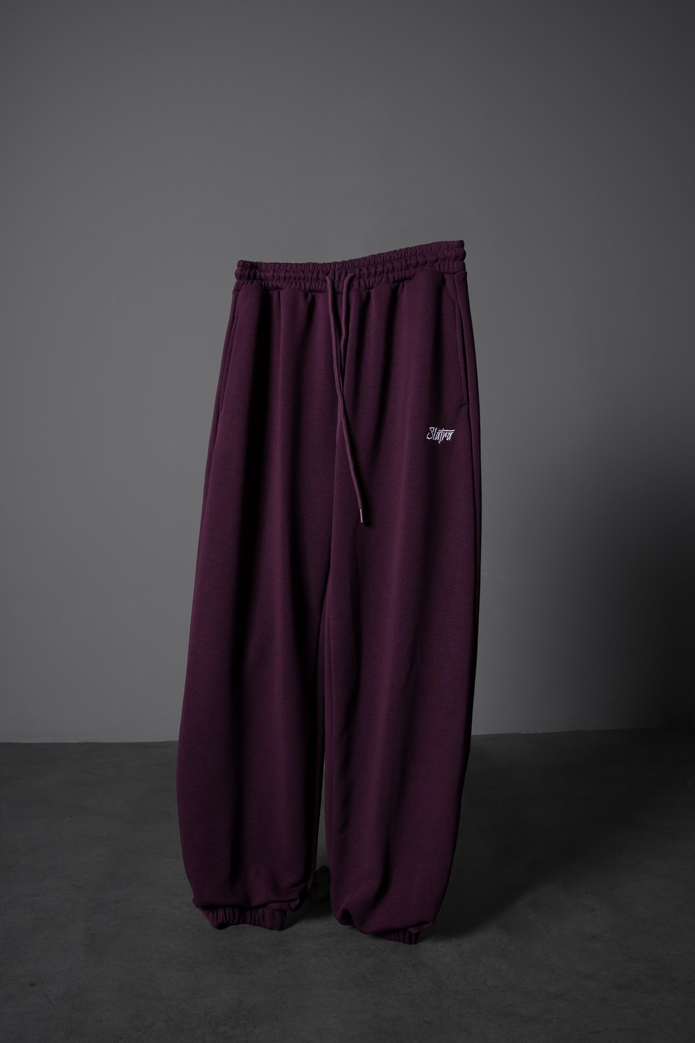 Erkek Mürdüm Basic Jogger Eşofman