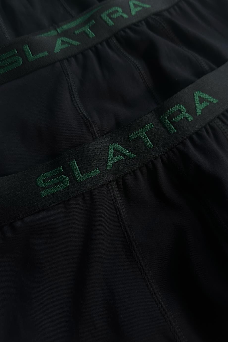 Erkek Siyah Basic 3lü Boxer