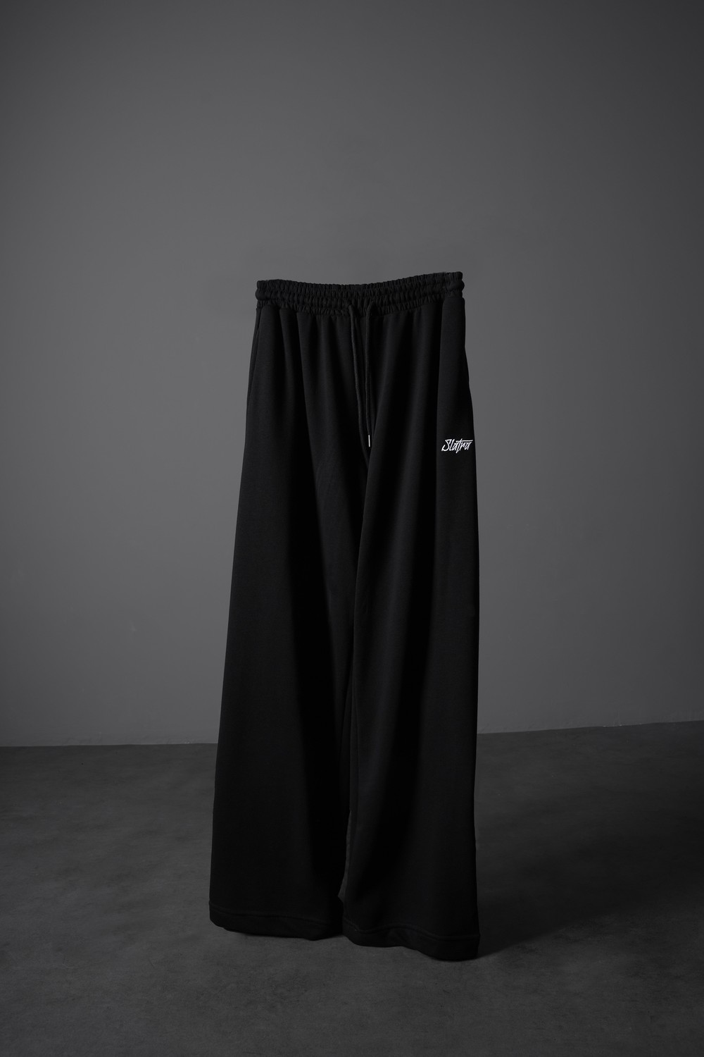 Erkek Siyah Basic Baggy Eşofman