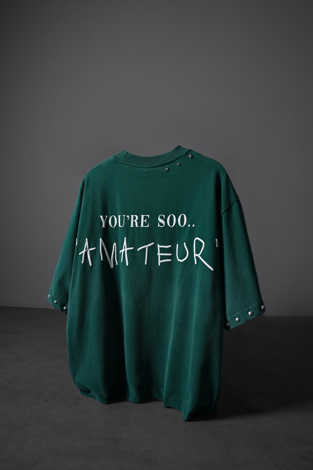 Erkek Slatra Yeşili Amateur Spreyli Boxy Fit Tshirt