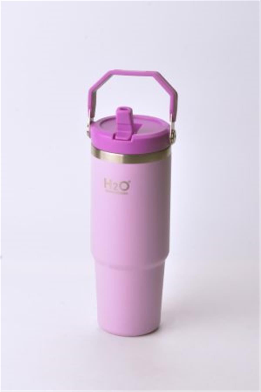 Termos Kupa Pipetli * 900 ml * Mor