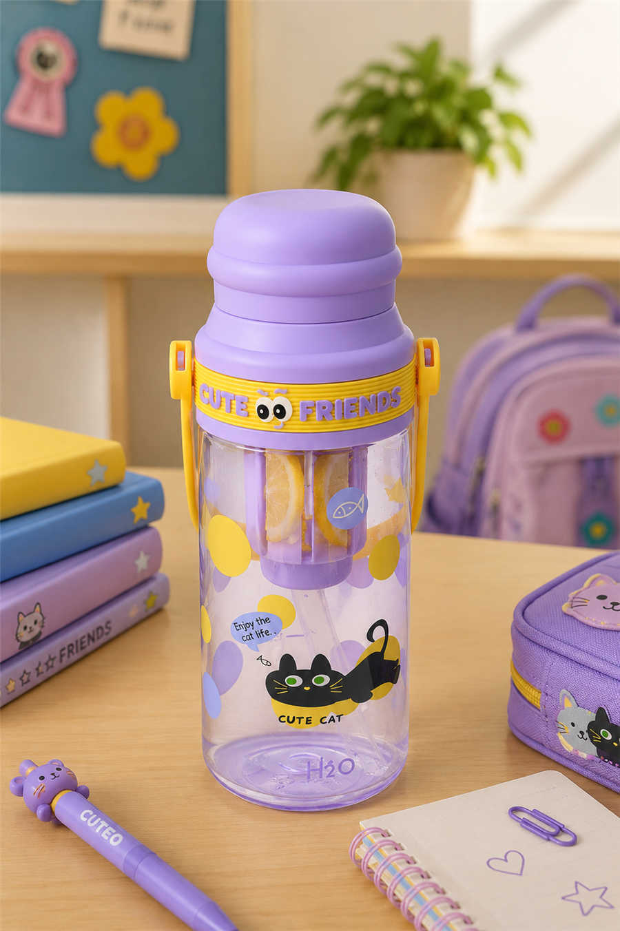 Polikarbon Matara - Sevimli Hayvanlar * 750 ML