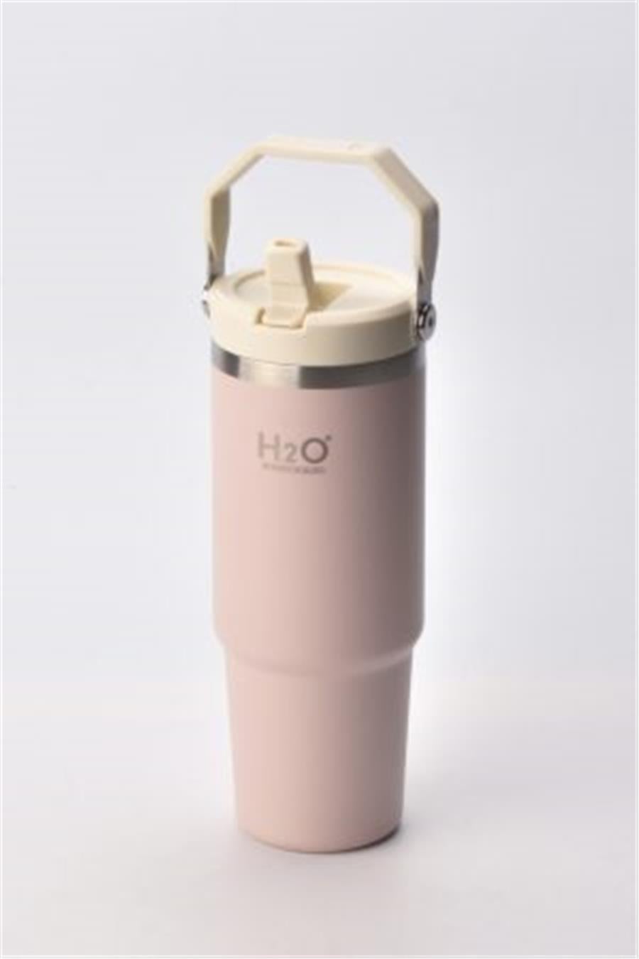 Termos Kupa Pipetli * 900 ml * Pembe