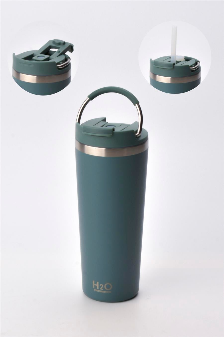Termos Pipetli Kupa * Yesil 660 ML.