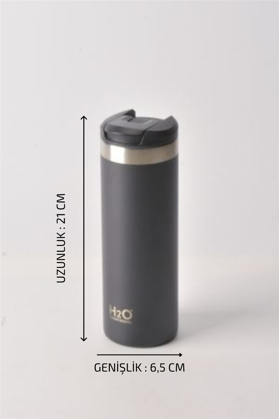 H2O Termos Kupa 480 ml – Siyah