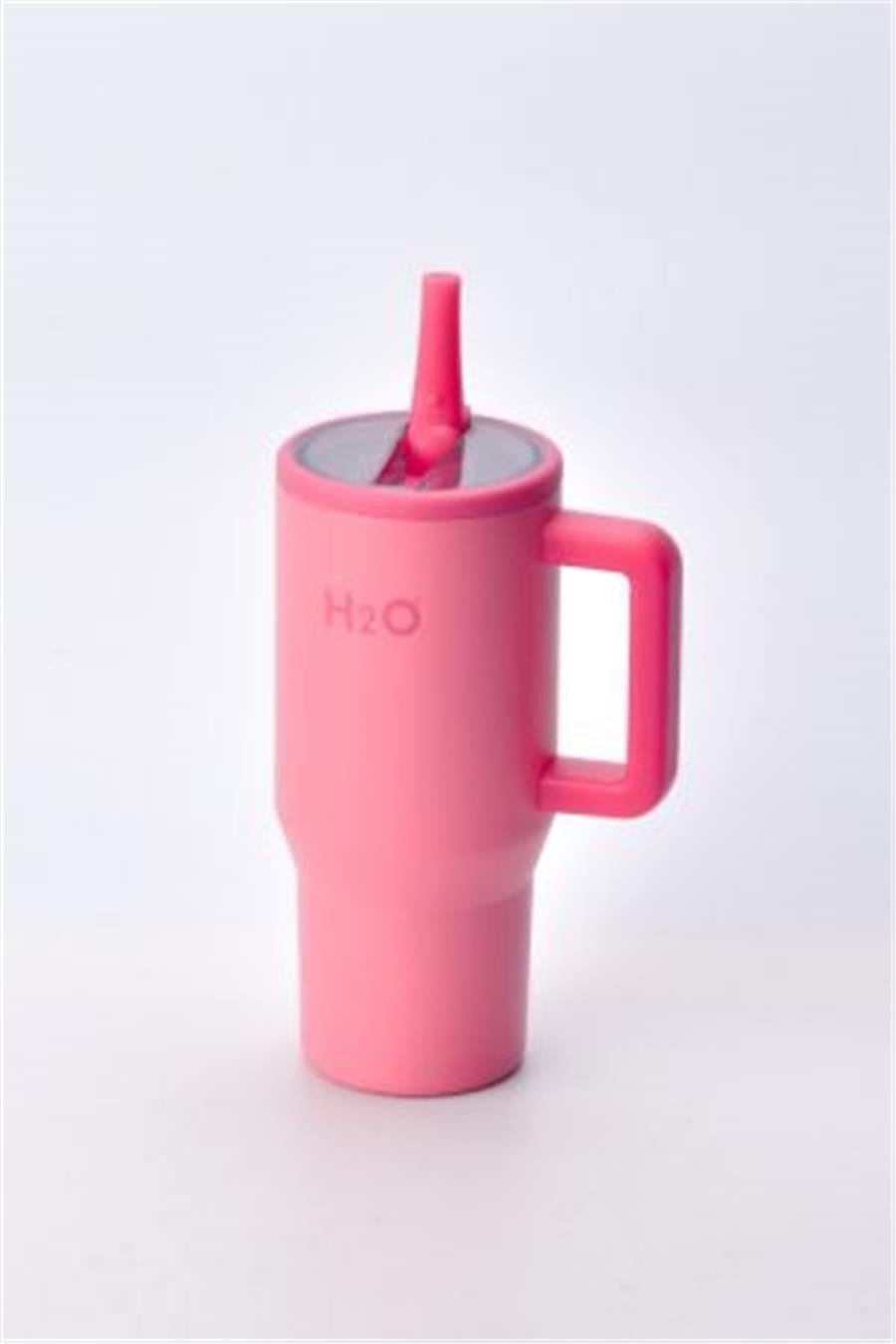 Termos Kupa Pipetli * 600 ml * Pembe