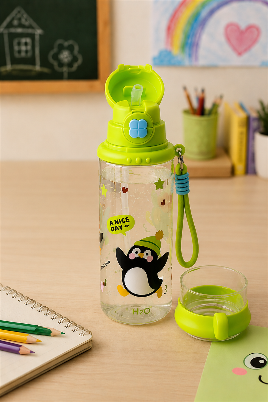 Polikarbon Matara - Eğlenceli Hayvanlar * 780 ML