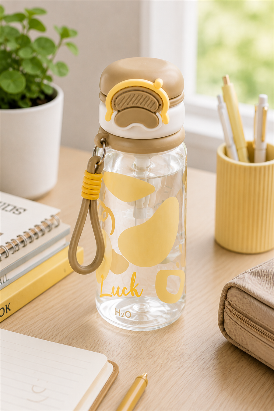 Polikarbon Matara - Çiçek Desenli * 800 ML