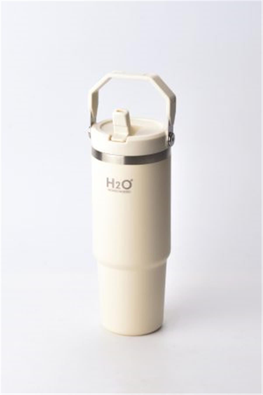 Termos Kupa Pipetli * 900 ml * Beyaz