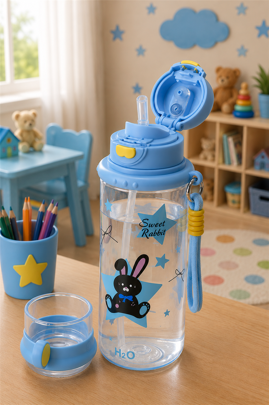 Polikarbon Matara - Eğlenceli Hayvanlar * 780 ML