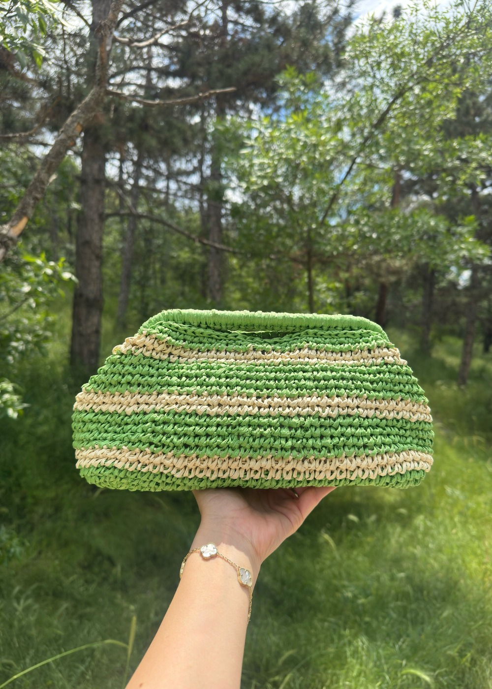Verdant Charm Clutch