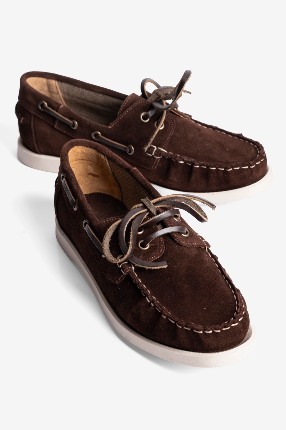 Kadın Hakiki Süet Bağcıklı Loafer Günlük Ayakkabı Torin Kahverengi
