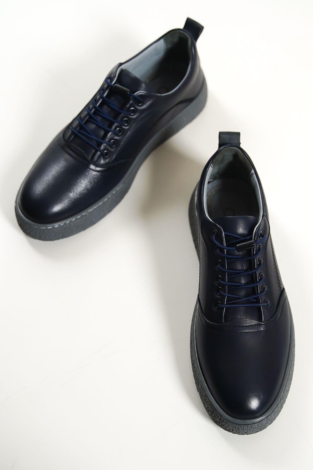 Mubiano Hakiki Deri 1326-LCV Lacivert Erkek Spor Ayakkabı & Sneaker