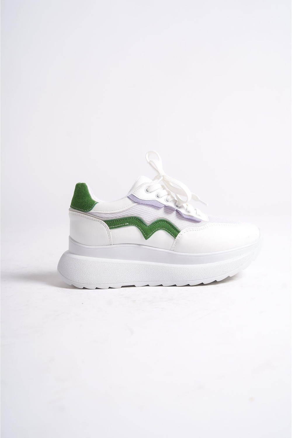 Mubiano 317-YL Yeşil/Lila Kadın Spor Ayakkabı & Sneaker