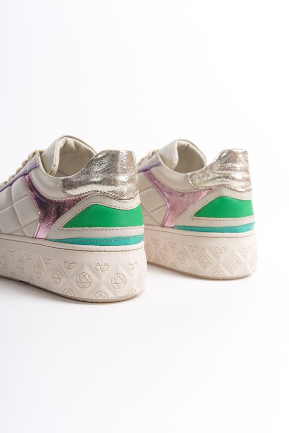 Mubiano Hakiki Deri Collection Kadın Spor Ayakkabı & Sneaker Bej -MCRGN6062-BJ