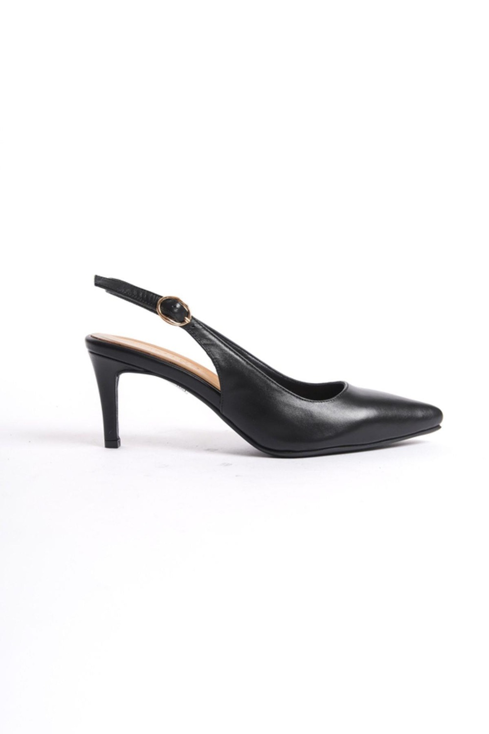 Mubiano Hakiki Deri Collection Kadın Topuklu Stiletto & Ayakkabı Siyah -MCRGN80124-S