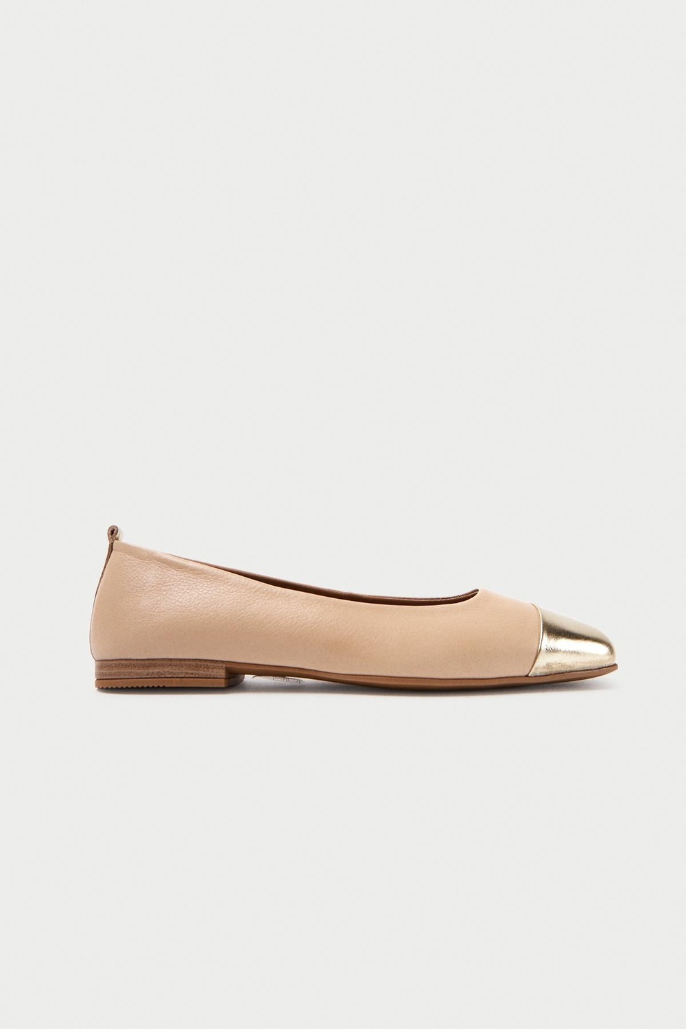 Mubiano Hakiki Deri Collection Kadın Babet Nude - MCSR1010 - N