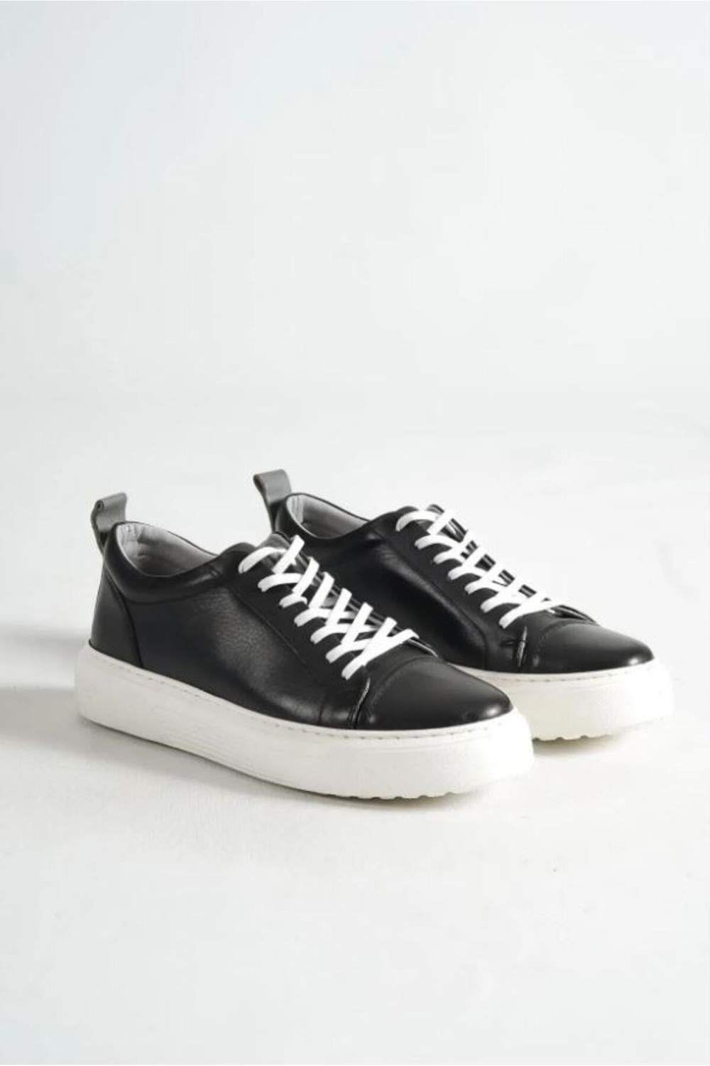 Mubiano Hakiki Deri M3-SB Siyah/Beyaz Erkek Spor Ayakkabı & Sneaker