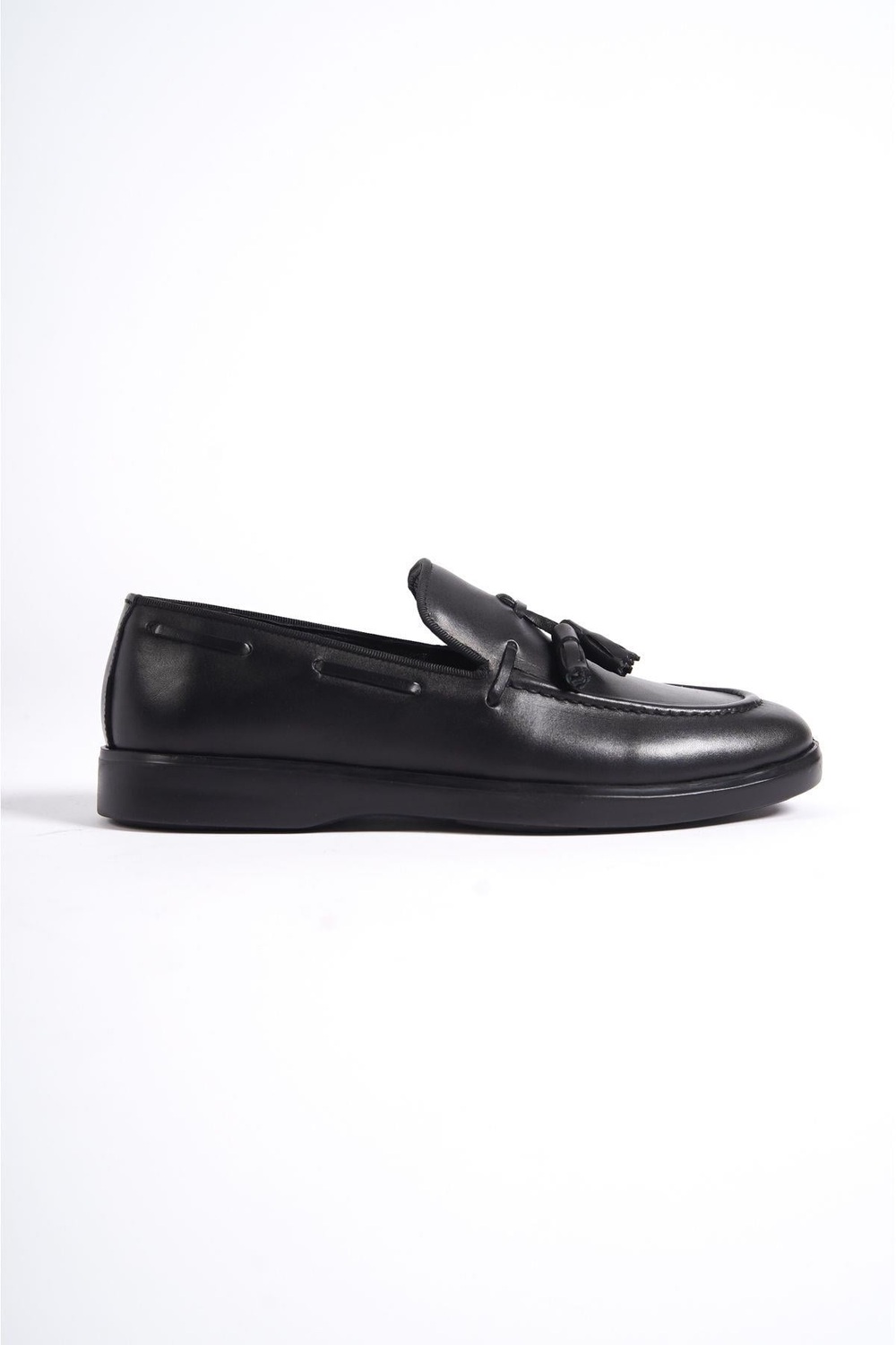 Mubiano Hakiki Deri MBD100-S Siyah Erkek Loafer & Günlük Ayakkabı