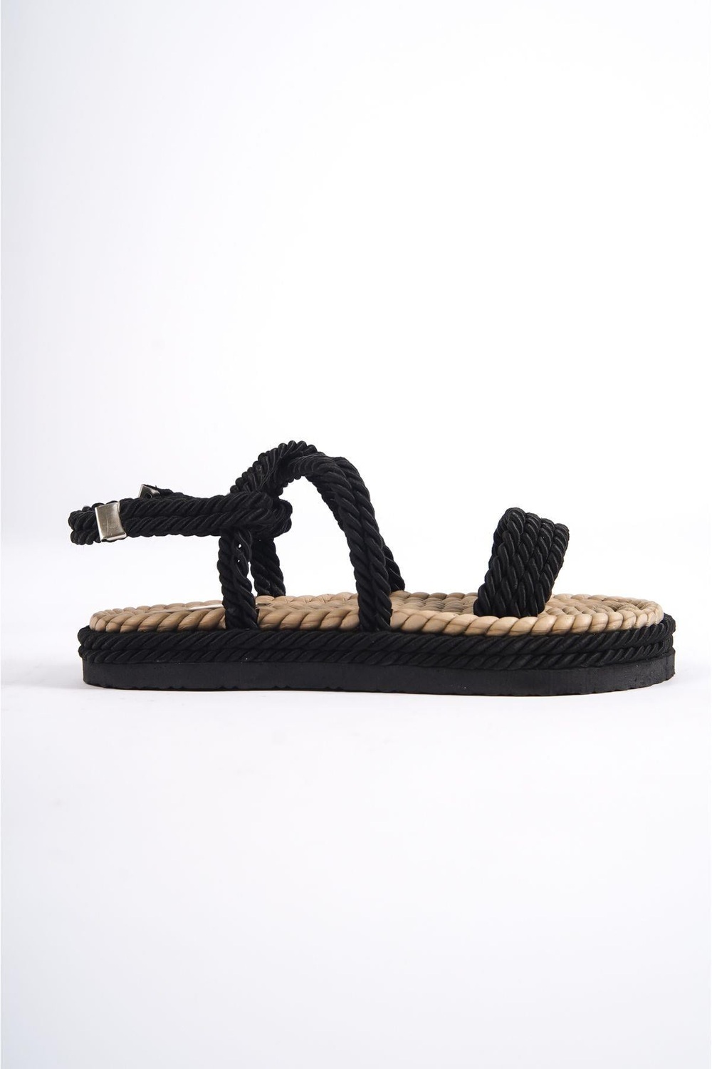 Mubiano MBFRD22105-S Kadın Platform Halat İp Sandalet