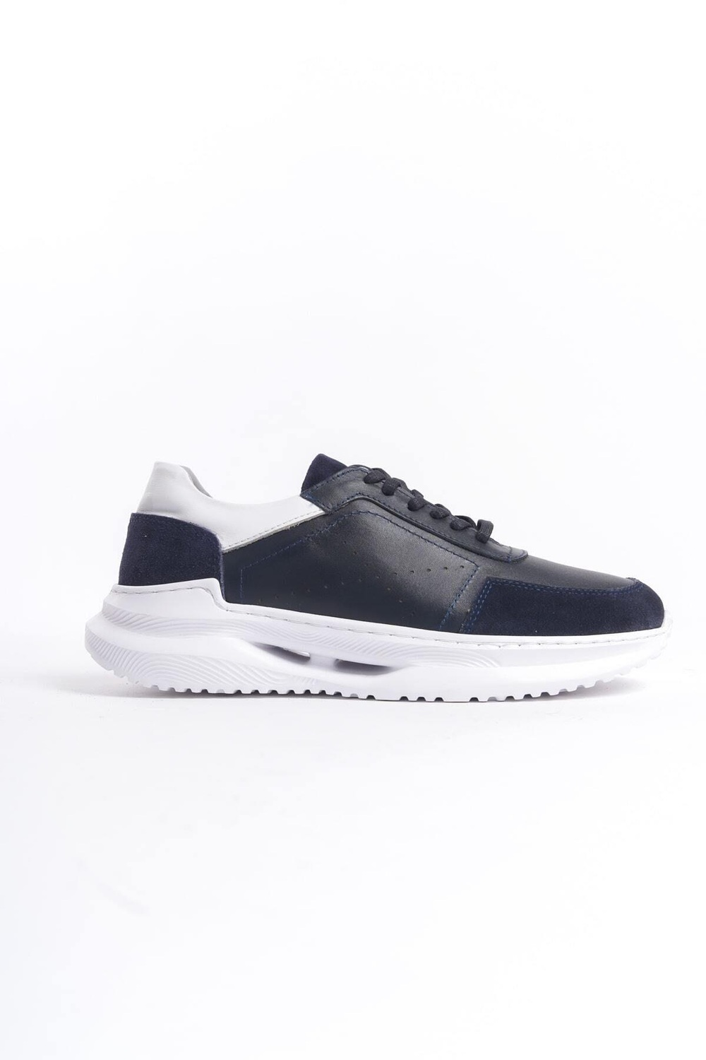 Mubiano Hakiki Deri MBKRY028-LCV Erkek Lacivert Sneaker & Spor Ayakkabı