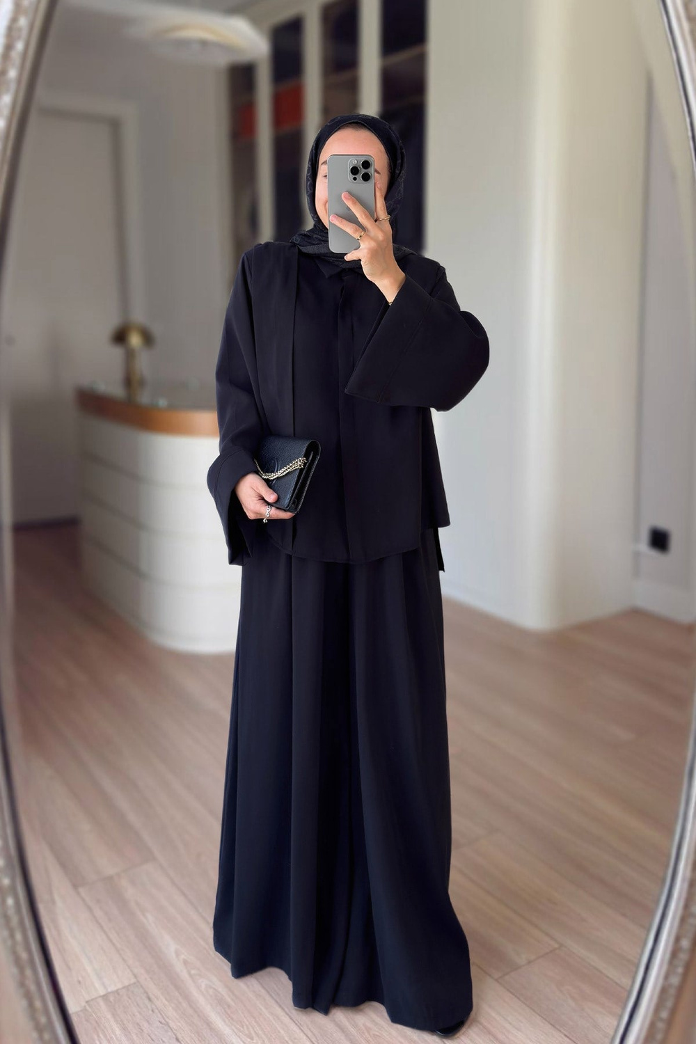 Alya Vatkalı Salaş Takım - Siyah