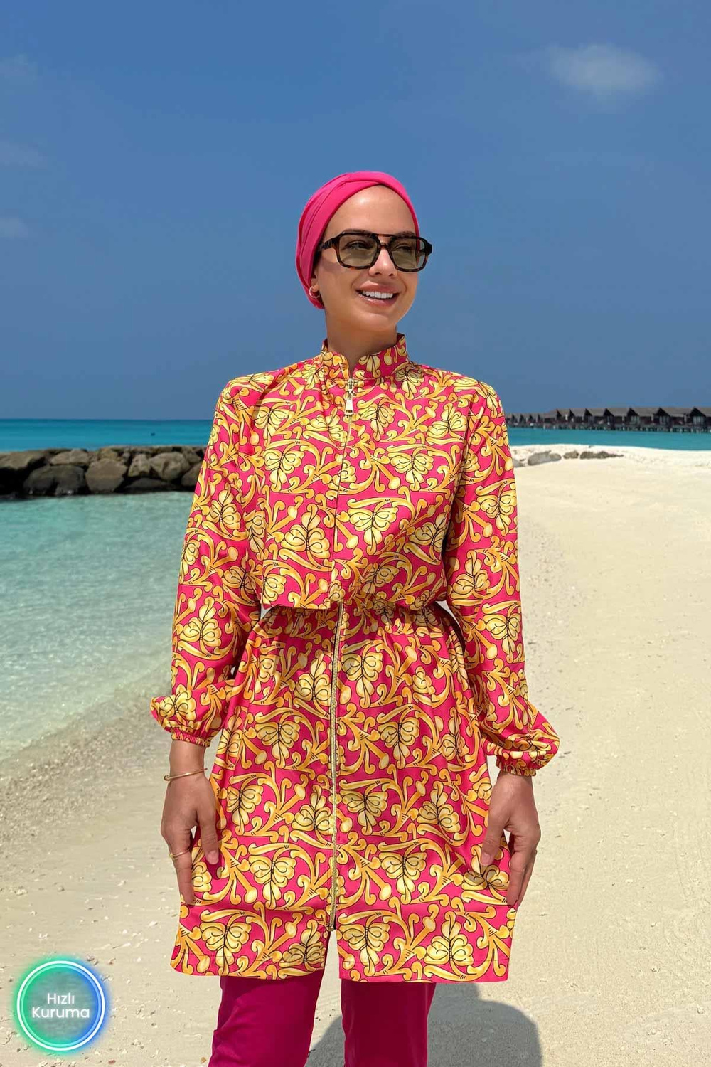 Ivy Tesettür Mayo - Fuşya